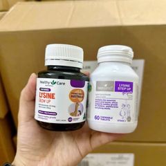 Viên nhai Healthy Care Lysine Grow Up |60 viên| Tăng trưởng & Phát triển chiều cao - Nâng cao sức đề kháng cho trẻ từ 6 - 24 tuổi [S/P Chuẩn Úc]