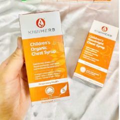 Siro ho hữu cơ KiwiHerb Children's Organic Chest Syrup |100 mL| Long đờm - Giảm ho - Kháng khuẩn & Làm thông thoáng đường hô hấp [S/P Chuẩn NZ]