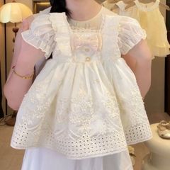 Hàng QC - Váy đầm công chúa ren bồng xòe babydoll tay bồng xinh xắn đáng yêu mặc đi chơi sinh nhật