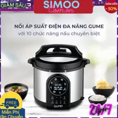 [CHUYÊN SỈ CHÍNH HÃNG] Nồi Áp Suất Điện Tử Đa Năng GUME  Dung Tích 6L