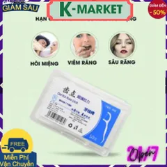[Hộp 50pcs]Combo 12 Hộp Tăm Chỉ Nha Khoa vệ sinh chăm sóc răng miệng