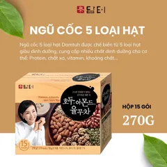 SET QUÀ TẶNG NGŨ CỐC DAMTUH HÀN QUỐC 4 MÓN KÈM TÚI XÁCH