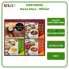 SET QUÀ TẶNG NGŨ CỐC DAMTUH HÀN QUỐC 4 MÓN KÈM TÚI XÁCH
