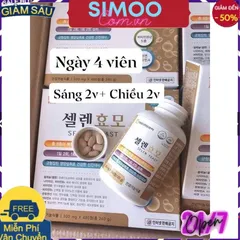 [CHUYÊN SỈ CHÍNH HÃNG] Viên Uống Vitamin Tổng Hợp Tăng Cân Selen Yeast Hàn Quốc (Hộp 2 Lọ * 240 Viên)