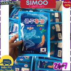 [CHUYÊN SỈ CHÍNH HÃNG] Combo 10 Túi Cao Dán Sâm Glu Xanh (Túi 20 Miếng)