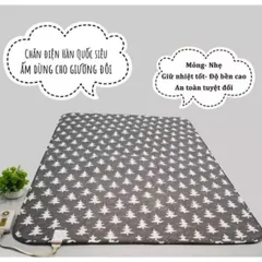 [CHUYÊN SỈ CHÍNH HÃNG] Chăn Điện Cotton Hàn Quốc (GIAO MÀU BẤT KỲ)