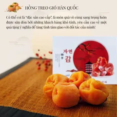 [CHUYÊN SỈ CHÍNH HÃNG] Hồng sấy dẻo nguyên quả Hàn Quốc 500gr (HÀNG LẠNH SHOP GỬI KV HÀ NỘI)