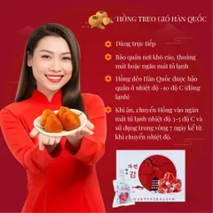 [CHUYÊN SỈ CHÍNH HÃNG] Hồng sấy dẻo nguyên quả Hàn Quốc 500gr (HÀNG LẠNH SHOP GỬI KV HÀ NỘI)