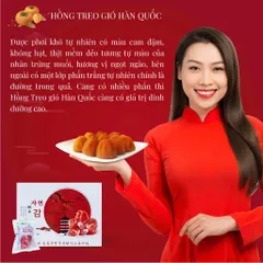 [CHUYÊN SỈ CHÍNH HÃNG] Hồng sấy dẻo nguyên quả Hàn Quốc 500gr (HÀNG LẠNH SHOP GỬI KV HÀ NỘI)