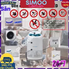 [CHUYÊN SỈ CHÍNH HÃNG] Đèn bắt muỗi Unimax bằng tia UV BUGS-KILLER Hàn Quốc
