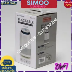 [CHUYÊN SỈ CHÍNH HÃNG] Đèn bắt muỗi Unimax bằng tia UV BUGS-KILLER Hàn Quốc