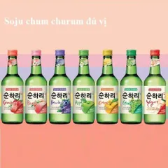 [CHUM CHURUM] SOJU korea VỊ ngũ cốc 360ML - [처음 처럼] 순하리 과일맛 360ML-CHUYÊN CUNG CÂP NHÀ HÀNG