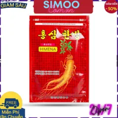 [CHUYÊN SỈ CHÍNH HÃNG] Combo 10 Gói Cao Dán Sâm Đỏ HIMENA Hàn Quốc (TÚI 20 miếng)