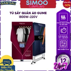 [CHUYÊN SỈ CHÍNH HÃNG] Tủ Sấy, Máy Sấy Quần Áo Di Động GUME - Hàng Nhập Khẩu Hàn Quốc