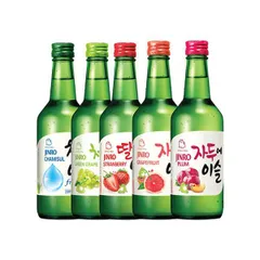 [JINRO] SOJU HÀN QUỐC VỊ HOA QUẢ 360ML - [하이트진로] 과일리큐르 4종 360ML