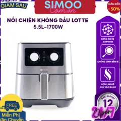 [CHUYÊN SỈ CHÍNH HÃNG] Nồi Chiên Không Dầu LOTTE ALUMINIUM 5.5L