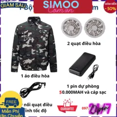 💥 ⚡ item hàng hiệu 💥 ⚡Áo máy điều hòa xịn DAIZO, Pin Nhật 20.000mAh Chạy 10h - 17h, BH một năm Đổi Mới,