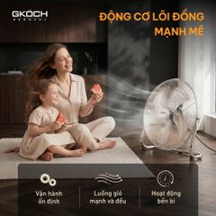 QUẠT SÀN KIM LOẠI GKOCH W-FF1815G 18