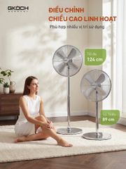QUẠT ĐỨNG KIM LOẠI GKOCH W-FGS1808 18