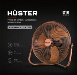 Quạt sàn cao cấp Huster