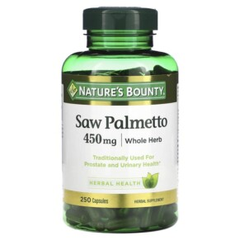 Viên nang Nature's Bounty Saw Palmetto 450mg, 250 viên 