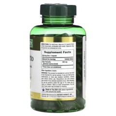 Viên nang Nature's Bounty Saw Palmetto 450mg, 250 viên 