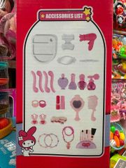 Hộp đồ chơi trang điểm Fantasy Suitcase với My Melody, màu hồng, phù hợp cho trẻ em từ 3 tuổi trở lên, có hộp đựng và các phụ kiện nhỏ 2200