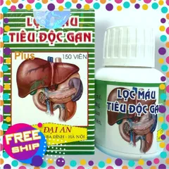 (Đẳng Cấp) Xách Tay Xách Tay Viên viêm gan, gan nhiễm mỡ, men gan cao Lọc Máu Tiêu Độc Gan Set 150 xuất xứ Việt Nam Mã 2148 Chính Hãng