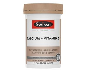 [Nhập khẩu] Viên uống Swisse Ultiboost Calcium + Vitamin D giúp hỗ trợ xương và răng chắc khỏe