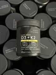 Viên uống bổ sung Sports Research Plant-Based D3 + K2 |160 viên| Cải thiện mật độ xương - Giảm thiểu tỷ lệ gãy xương [S/P Chuẩn Mỹ]