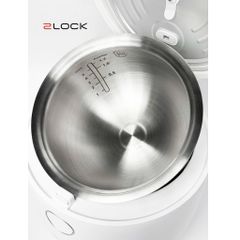 Nồi Cơm Điện Tử Inox 1,2L 2LOCK Korea RC25-3009W