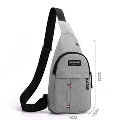 Túi đeo chéo nam vải canvas, phong cách thời trang Hàn Quốc BDM003