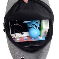 Túi đeo chéo nam vải canvas, phong cách thời trang Hàn Quốc BDM003