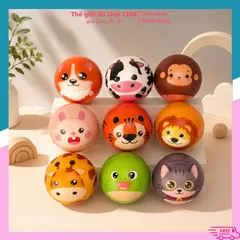 Bóng xốp mềm đàn hồi 6cm cho bé tập cầm nắm tập cơ tay phát triển vận động giảm stress