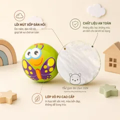 Bóng xốp mềm đàn hồi 6cm cho bé tập cầm nắm tập cơ tay phát triển vận động giảm stress