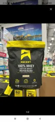 Hỗn hợp Protein Whey nguyên chất Ascent 100% Whey, Vanilla 1.9kg - Nhap  Mỹ