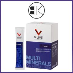 V Neral – Thực phẩm bổ sung khoáng chất & collagen, hỗ trợ sức khỏe tổng thể, Hộp 28 gói, Malaysia