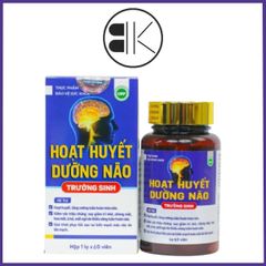 HOẠT HUYẾT DƯỠNG NÃO TRƯỜNG SINH - Viên uống Hỗ trợ hoạt huyết, tăng cường tuần hoàn máu não, Hộp 30 viên, Việt Nam