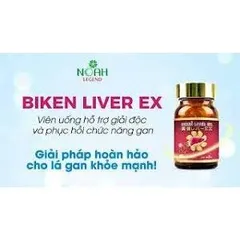 Biken Liver EX - Viên uống hỗ trợ giải độc và phục hồi chức năng gan Nhật Bản, Hộp 120 viên