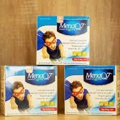 MIDU MENA Q7 45mcg - Bổ sung K2, Calci, D3 hỗ trợ tăng cường hấp thu Calci vào xương cho trẻ, Hộp 10 ống