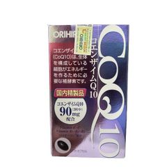 Coenzyme Q10 Orihiro - Viên uống hỗ trợ tim mạch, hộp 90 viên
