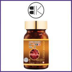 BIKEN KINASE GOLD  - Viên uống Hỗ trợ giảm mỡ máu, giảm nguy cơ xơ vữa mạch máu, Hộp 60 viên