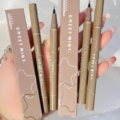 HOT Bút Kẻ Mắt Dạng Lỏng Sweetmint Mảnh Mượt Lâu Trôi không thấm nước Không Lem Màu 787920