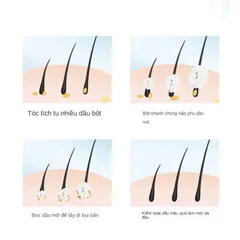 Dầu gội khô dạng xịt an toàn không cần nước dùng cho nam, nữ không bết tóc 788096