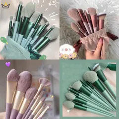 HOT Bộ cọ make up 13 món, cọ make up trong nước trung màu hồng makeup tư nhân chuyên nghiệp 788212