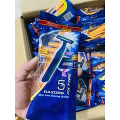 (Túi 5 cây) Dao cạo râu Razors 1 Bịch 5 Cái 2 lưỡi 788217
