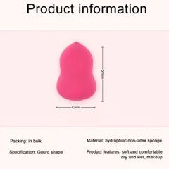 HOT Bông Mút make up ướt và khô hình quả bầu/giọt nước sắc màu ngẫu nhiên 788293