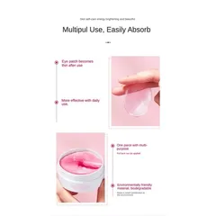 Hộp 60 miếng Mask mắt bioaqua có công dụng cấp ẩm, thư giãn mắt 788324
