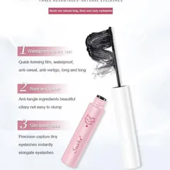 HOT Mascara chống hút những giọt mồ hôi / Mascara cọ nhỏ /không dễ nhòe chuốt mi oằn èo và dày 788472