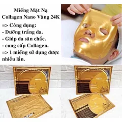 Combo 10 Mặt nạ collagen vàng với chiết xuất collagen giúp dưỡng da và cung cấp collagen cho da 788548